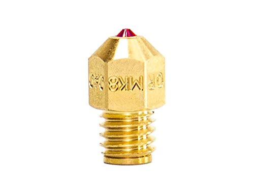 Superlab Mk8/CR10 Brass Ruby Nozzle 1.75-0.4mm